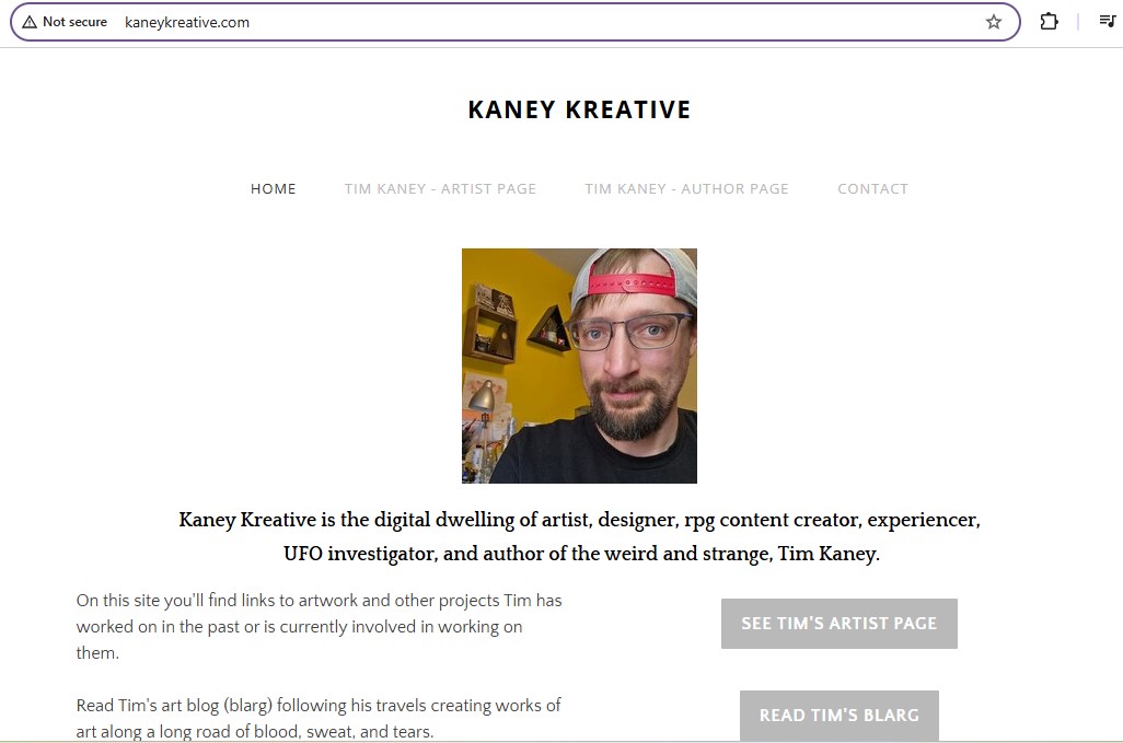 KANEY KREATIVE alien encounter website
